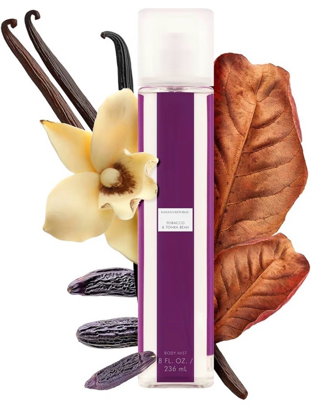 NEW Banana Republic Tobacco & Tonka Bean Body Mist 8 Ounces BRAND NEW